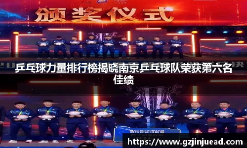 乒乓球力量排行榜揭晓南京乒乓球队荣获第六名佳绩